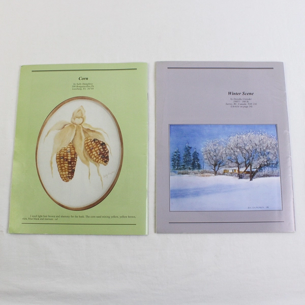 Lot of 2 The China Decorator Magazines Jan/Feb & Sept/Oct 2009 Good