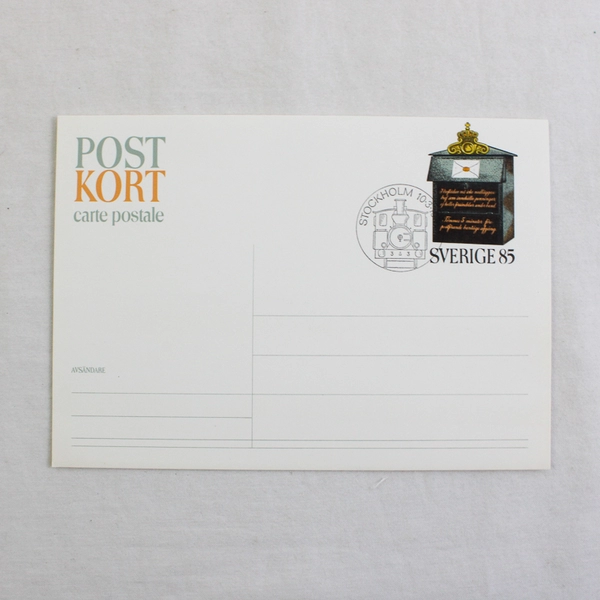 Lot Of 3 Sweden Post Kort Postal Stationery Cards 1976-1978 FDC Cancel