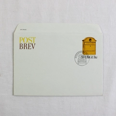Sweden Post Brev Letter Sheet FDC Cancel 1976
