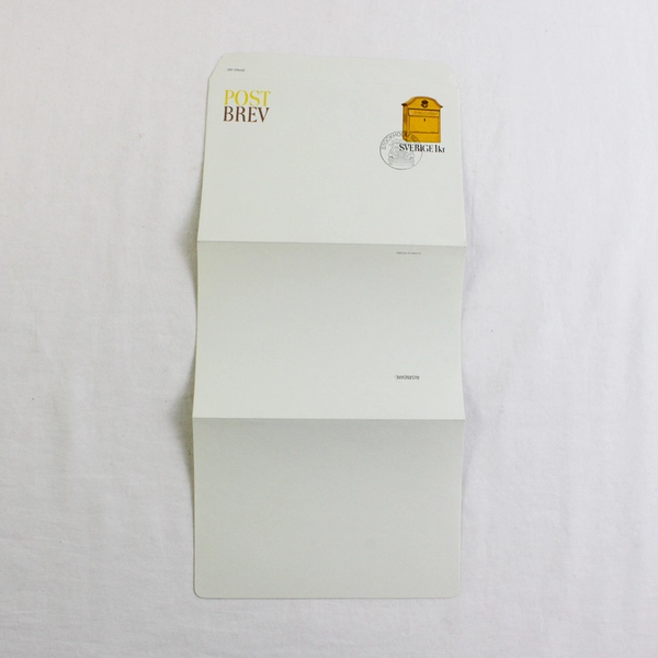 Sweden Post Brev Letter Sheet FDC Cancel 1976