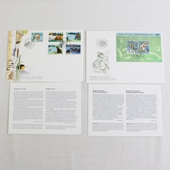 Lot Of 2 Sweden First Day Covers FDC Nordic Mythology Summer By The Lake 2006