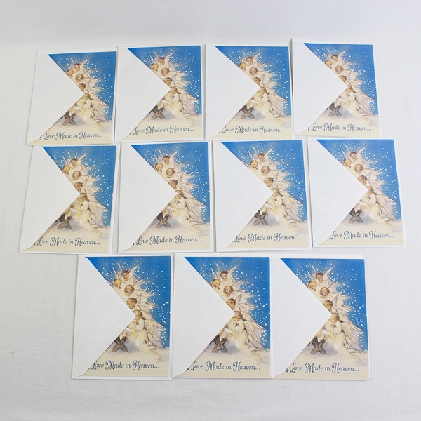 Set of 11 Vintage American Greetings Religious Christmas Cards with Envelopes