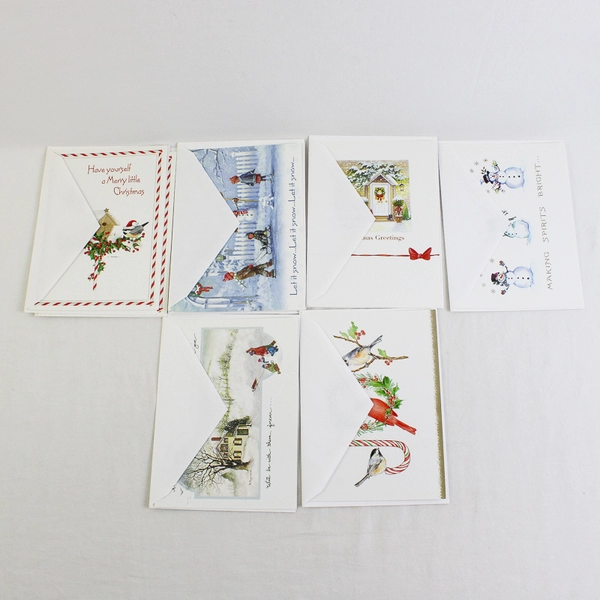 Lot of 32 Christmas Greeting Cards with Envelopes