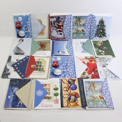Lot of 40 Christmas Greeting Cards with Envelopes UNUSED