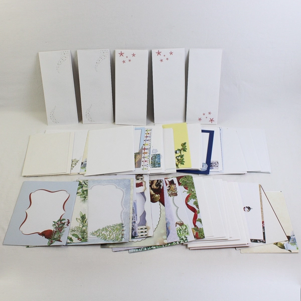 Lot of 65 Christmas Greeting Cards with Envelopes