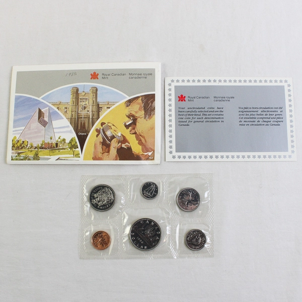 1986 Royal Canadian Mint Uncirculated Coin Set