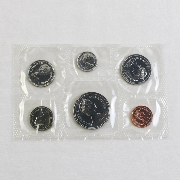 1986 Royal Canadian Mint Uncirculated Coin Set