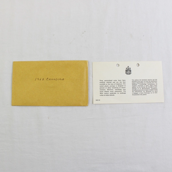 1968 Royal Canadian Mint Uncirculated Coin Set