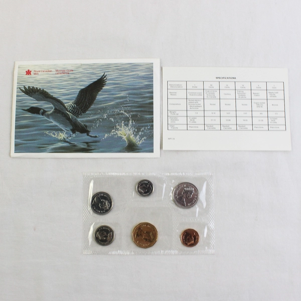 1988 Royal Canadian Mint Common Loon Uncirculated Coin Set