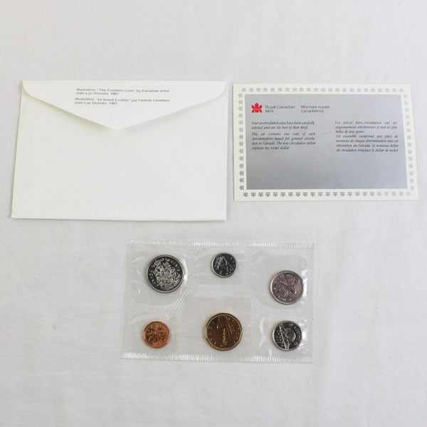 1988 Royal Canadian Mint Common Loon Uncirculated Coin Set
