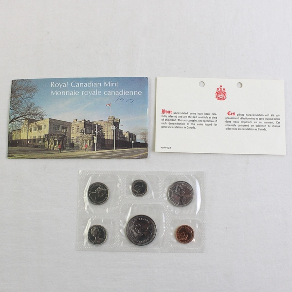 1977 Royal Canadian Mint Uncirculated Coin Set