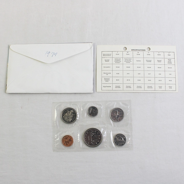 1977 Royal Canadian Mint Uncirculated Coin Set