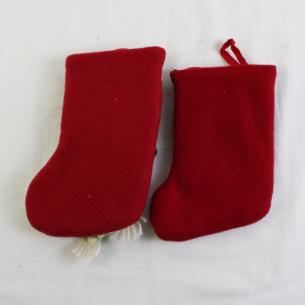 Lot of 2 Christmas Snowmen Stockings Polyester Target