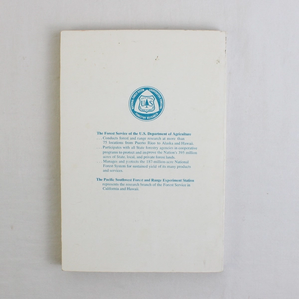 Wildland Planning Glossary Charles F Schwarz Edward C Thor Gary H Elsner 1976 PB