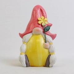 Spring-Themed Gnome Figurine 5.25" Seasonal Decor