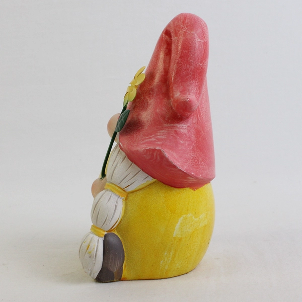 Spring-Themed Gnome Figurine 5.25" Seasonal Decor