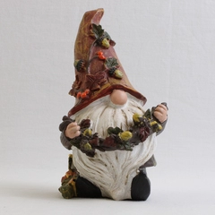 Fall-Themed Gnome Figurine 5.5" Autumn Seasonal Decor
