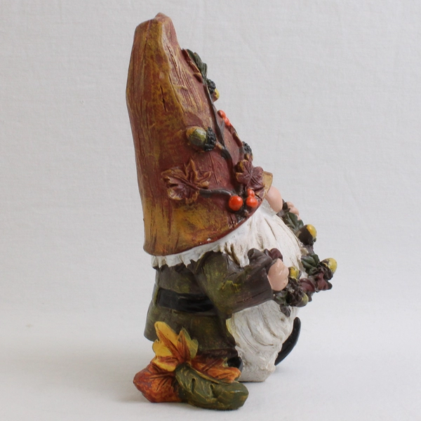 Fall-Themed Gnome Figurine 5.5" Autumn Seasonal Decor