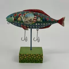 2005 Enesco Jim Shore Heartwood Creek Fishing for Rainbows Collectible Figurine