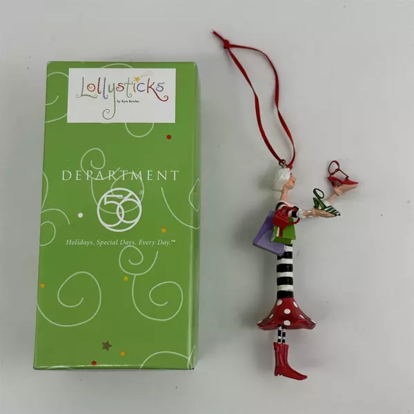 Department 56 Lollysticks by Kym Bowles  Shoe Shopper Ornament 56.07681