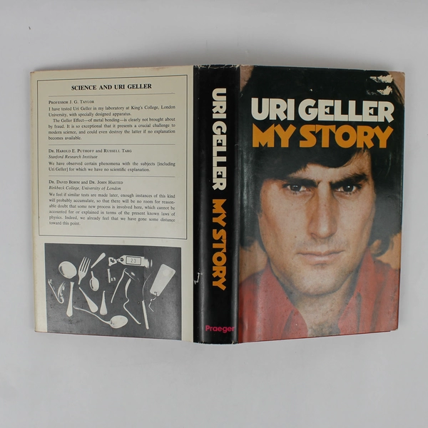 My Story An Autobiography of Uri Geller The Israeli Psychic 1975 Hardcover DJ