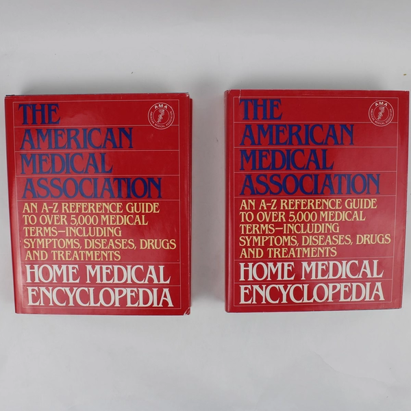 The American Medical Association Home Medical Encyclopedia 2-Vol Set 1989 HC DJ