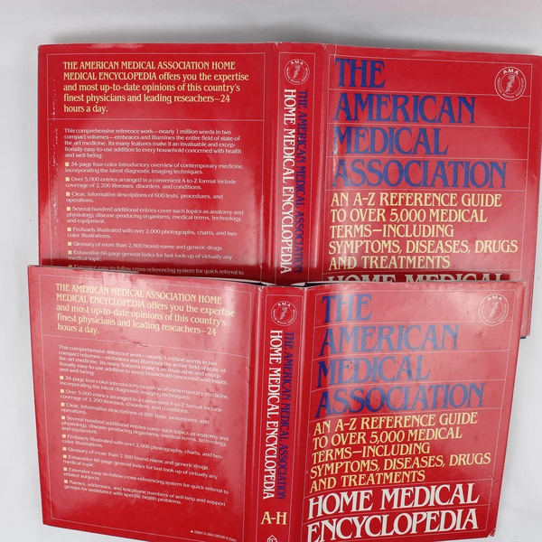 The American Medical Association Home Medical Encyclopedia 2-Vol Set 1989 HC DJ