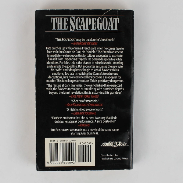 The Scapegoat by Daphne Du Maurier 1991 Paperback 