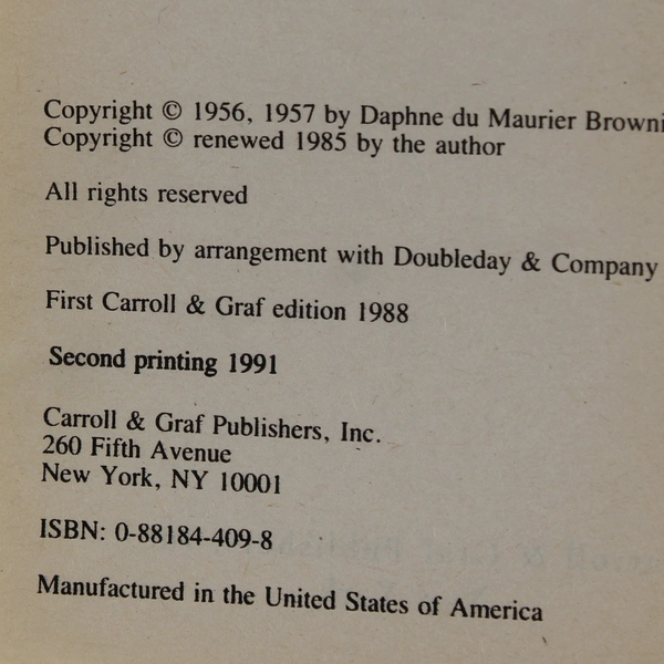 The Scapegoat by Daphne Du Maurier 1991 Paperback 