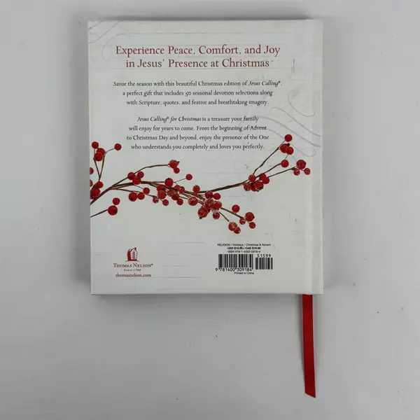 Jesus Calling for Christmas by Sarah Young 2018 Hardcover