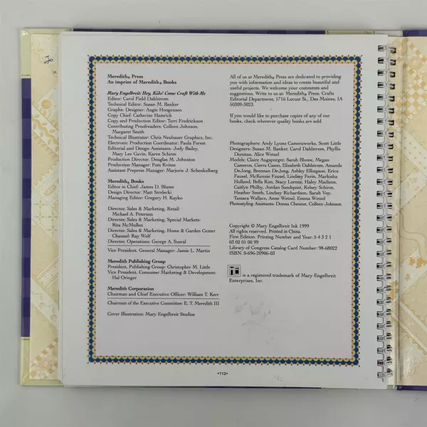 Hey, Kids! Come Craft with Me by Mary Engelbreit 1999, Spiral