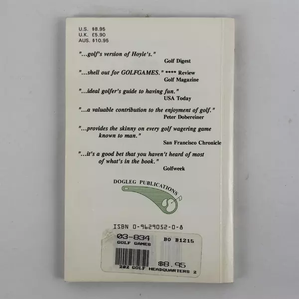 Golfgames : The Side Games We Play by Rich Ussak (1991, Trade Paperback)