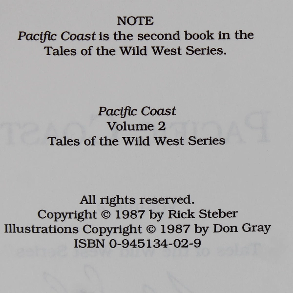 Pacific Coast by Rick Steber Volume 2 (1987, Paperback) Signed Oregon History