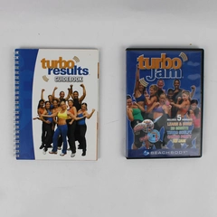 Lot Of 2 Beachbody Turbo Jam (2 Disc, DVD) & Turbo Results Guidebook