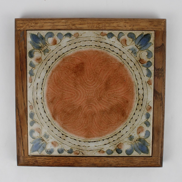 Unbranded Square Wood/Tile Watercolor Style Kitchen Trivets 9.5" X 9.5"