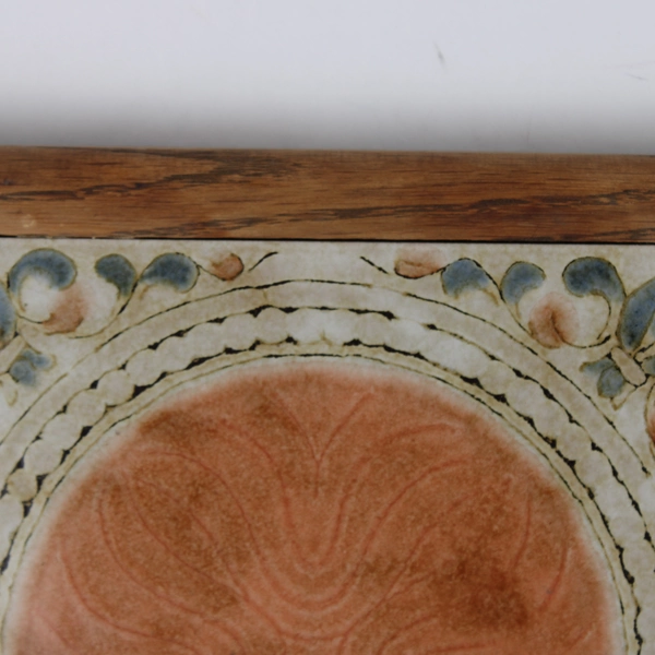 Unbranded Square Wood/Tile Watercolor Style Kitchen Trivets 9.5" X 9.5"