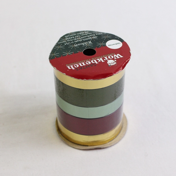 Lot of 2 Christmas Ribbon Assorted Colors & Purple Curling Ribbon New