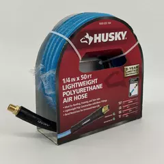 Husky 1/4 in X 50 ft Lightweight Polyurethane Air Hose  300 PSI NEW