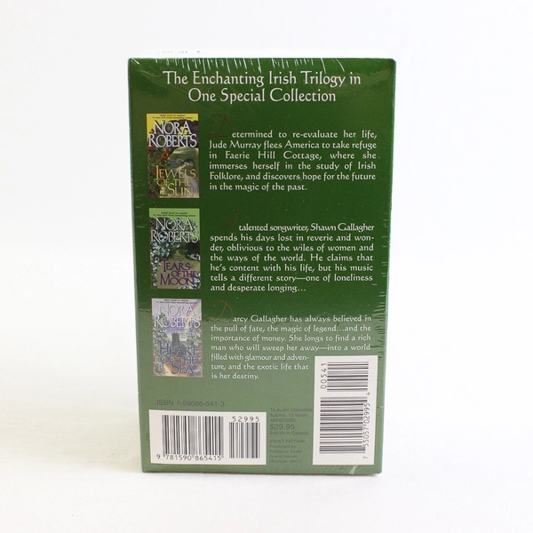 Nora Roberts Irish Trilogy 10 Audio Book Cassette Tapes, New/Sealed
