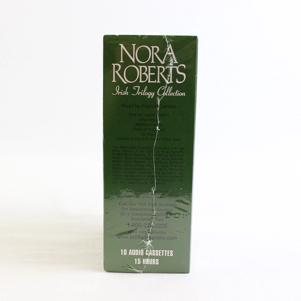 Nora Roberts Irish Trilogy 10 Audio Book Cassette Tapes, New/Sealed