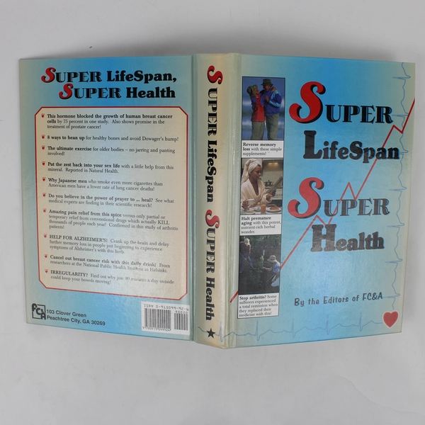 Super Lifespan Super Health 1997 First Printing Hardcover Produced by FC&A Good