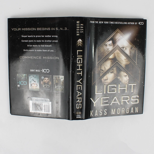Light Years by Kass Morgan 2018 1st Edition Hardcover Dust Jacket Good