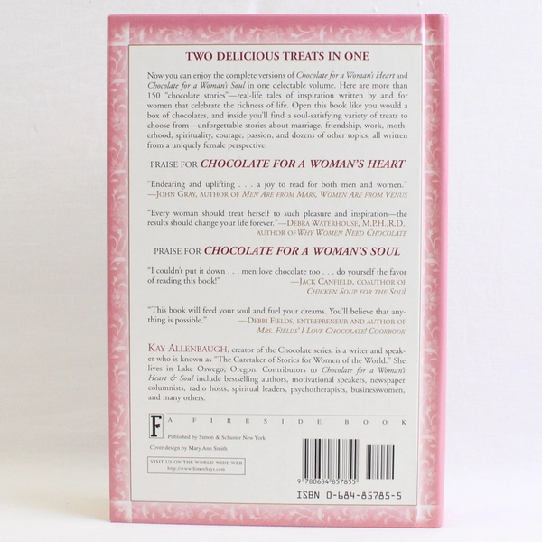 Chocolate for a Woman's Heart & Soul by Kay Allenbaugh & Mixed Authors 1998 HC