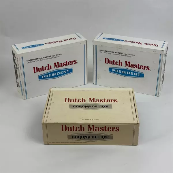 Lot of 3 Vintage Dutch Masters Cigar Boxes