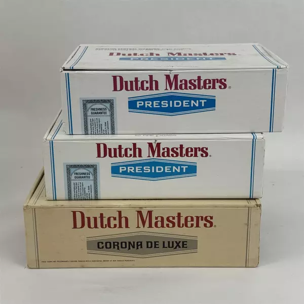 Lot of 3 Vintage Dutch Masters Cigar Boxes