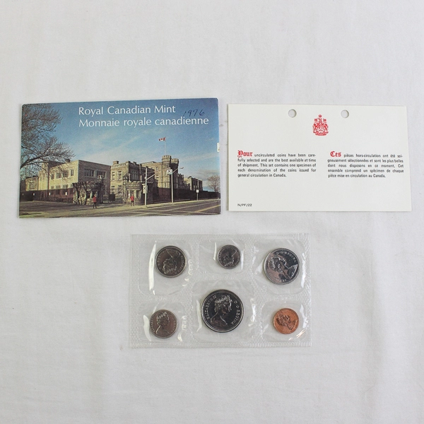 1976 Royal Canadian Mint Uncirculated Coin Set