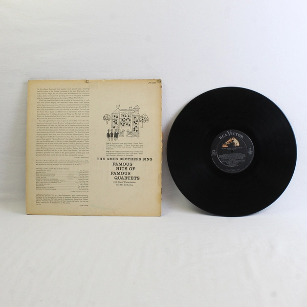 The Ames Brothers Sing Famous Hits of Famous Quartets RCA Victor LPM -1954