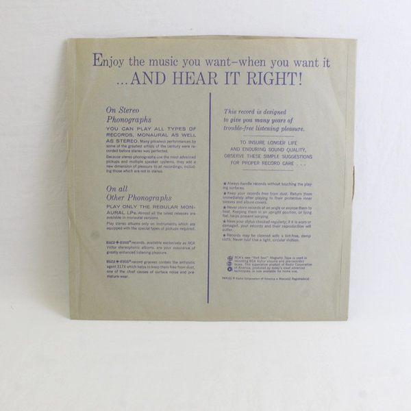 Tonight: In Person The Limeliters Vinyl LP Record RCA Victor LPM-2272 1961