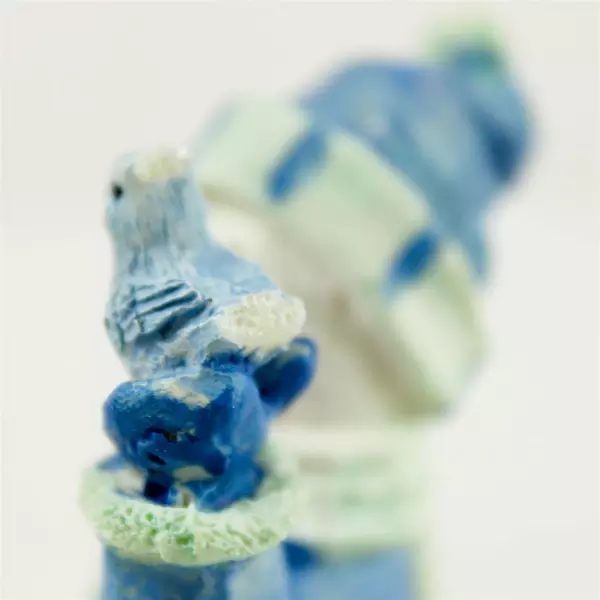 Lot of 2 Resin Snowman Figurines