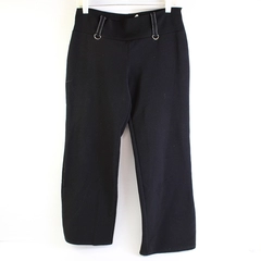 Jason Maxwell Solid Black Pull-On Wide-Leg Pants Women's Medium FLAW